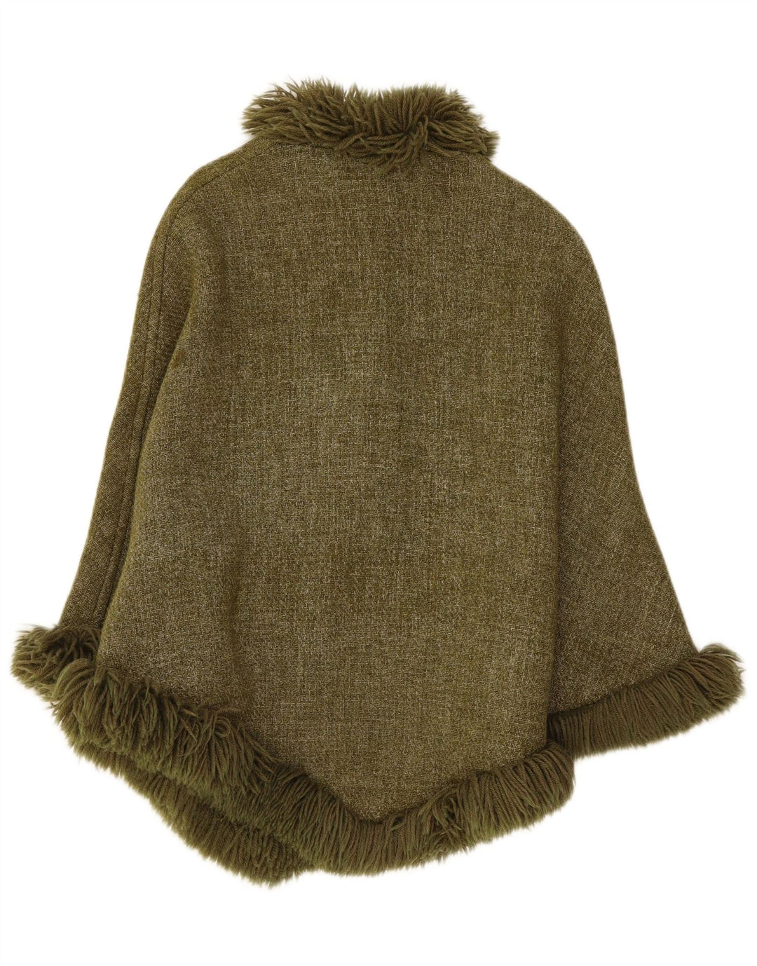 Vintage Womens Poncho Coat One Size Khaki