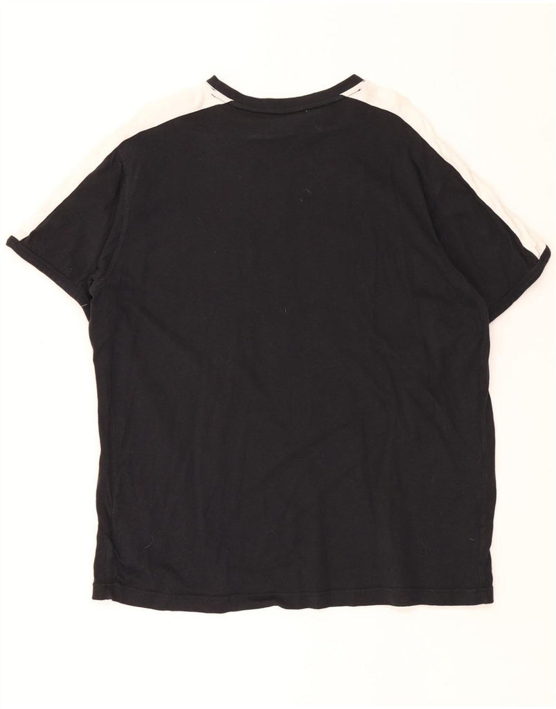 NIKE Mens Graphic T-Shirt Top UK 45/47 XL Black Colourblock Cotton Vintage Nike and Second-Hand Nike from Messina Hembry 