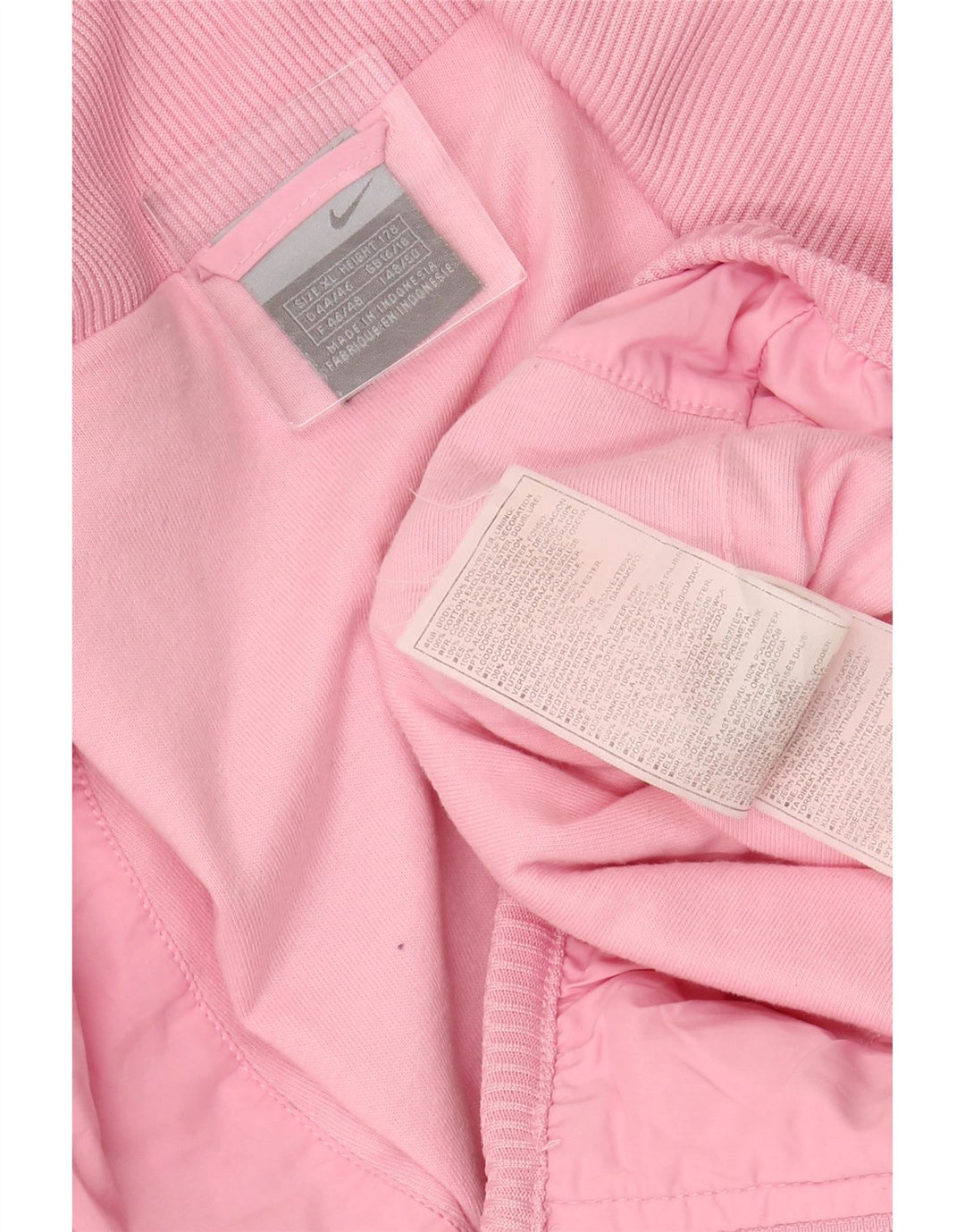 NIKE Womens Windbreaker Jacket UK 16/18 XL Pink Polyester