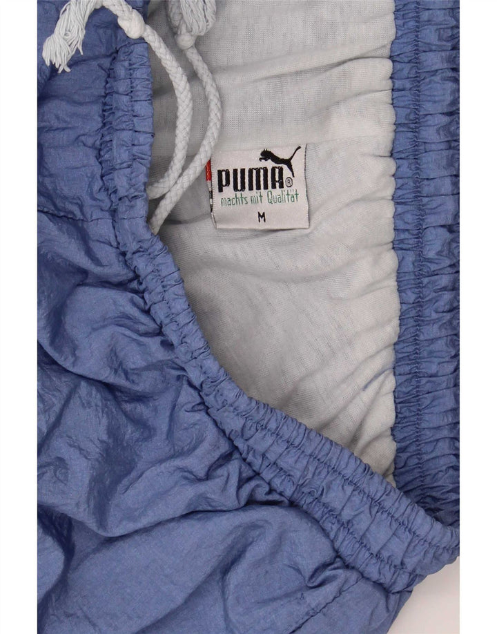 Puma Mens Tracksuit Trousers Joggers Medium Purple Colourblock Polyamide