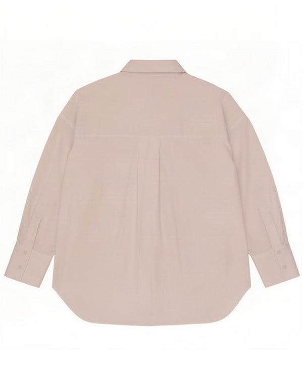 Zara Womens Oversized Shirt UK 10 Small White Cotton