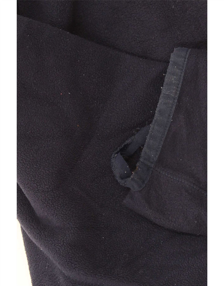 Gap Mens Zip Neck Fleece Jumper XL Navy Blue