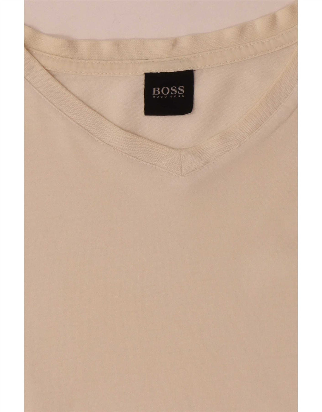 Hugo Boss Mens T-Shirt Top XL White Cotton