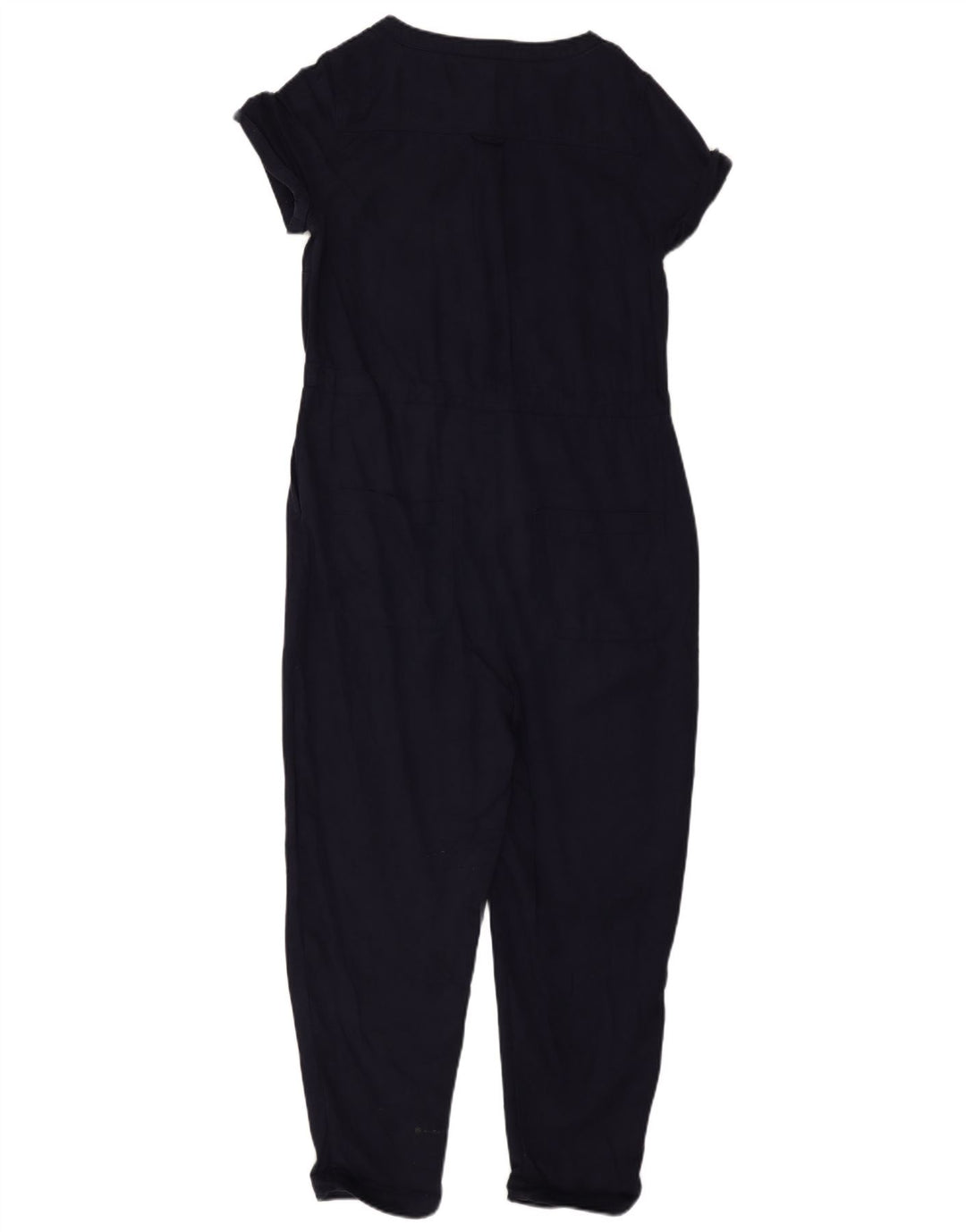 Fat Face Womens Jumpsuit UK 8 Small Navy Blue Lyocell