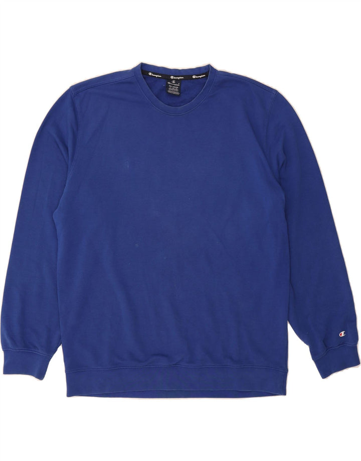 CHAMPION Mens Sweatshirt Jumper 2XL Blue Cotton Vintage Champion and Second-Hand Champion from Messina Hembry 
