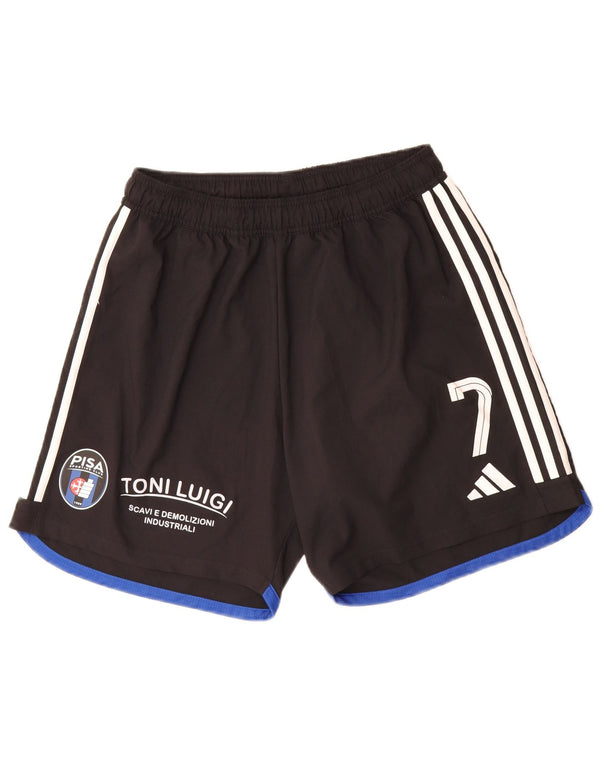 Adidas Mens Aeroready Graphic Sport Shorts Large Black Polyester