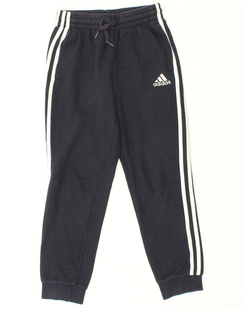 ADIDAS Mens Tracksuit Trousers Joggers XS  Navy Blue Cotton Vintage Adidas and Second-Hand Adidas from Messina Hembry 