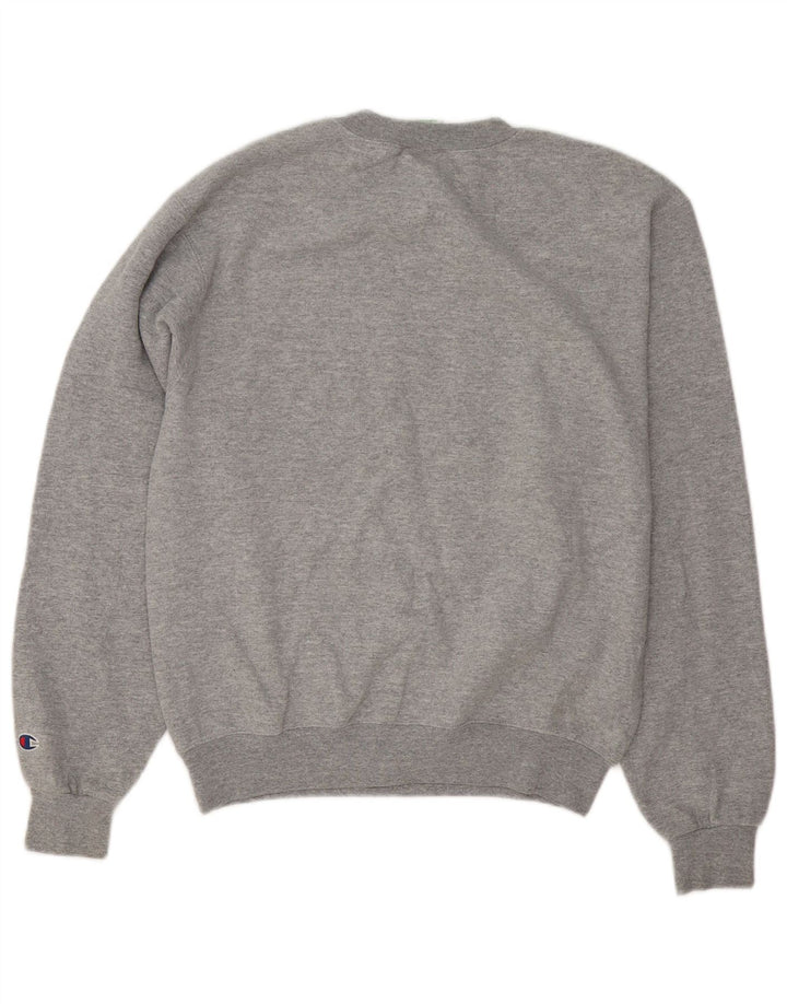 Champion Mens Graphic Regular Fit Sweatshirt Jumper Small Grey