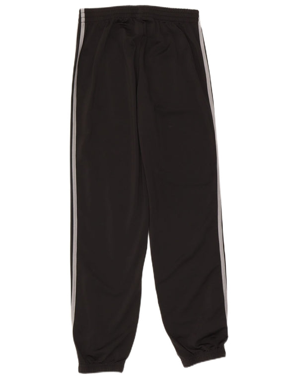 Adidas Boys Tracksuit Trousers Joggers 13-14 Years  Black Polyester