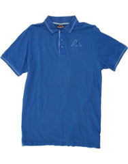 KAPPA Mens Polo Shirt Large Blue Cotton