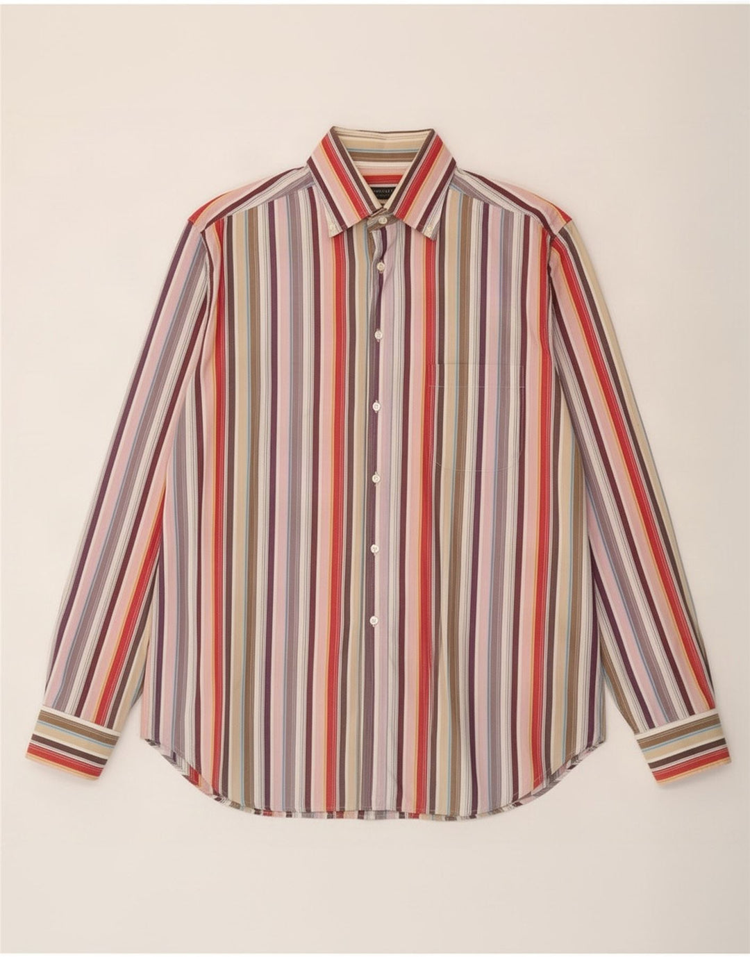 Harris&Harold Mens Shirt XL Multicoloured Striped Cotton