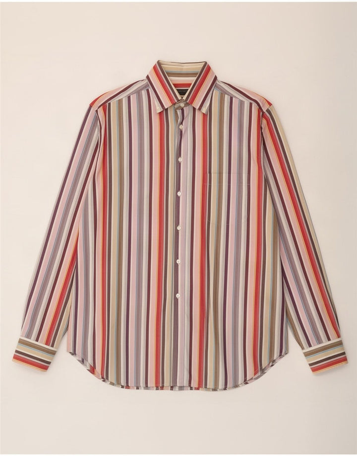 Harris&Harold Mens Shirt XL Multicoloured Striped Cotton
