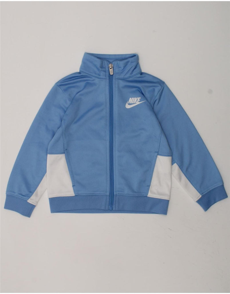 NIKE Baby Boys Tracksuit Top Jacket 18-24 Months Blue Colourblock | Vintage Nike | Thrift | Second-Hand Nike | Used Clothing | Messina Hembry 