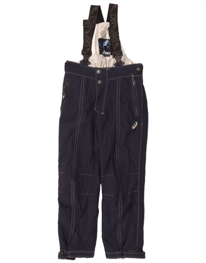 Asics Mens Graphic Dungarees Ski Trousers Large  Navy Blue