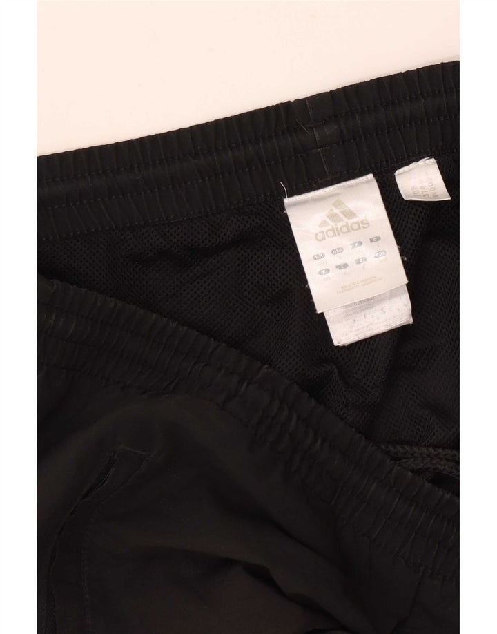 Adidas Mens Tracksuit Trousers UK 40/42 Medium Black Polyester