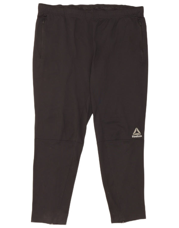 Reebok Mens Speedwick Tracksuit Trousers XL Black Polyester