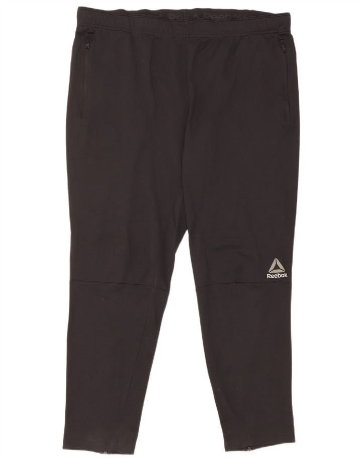 Reebok Mens Speedwick Tracksuit Trousers XL Black Polyester