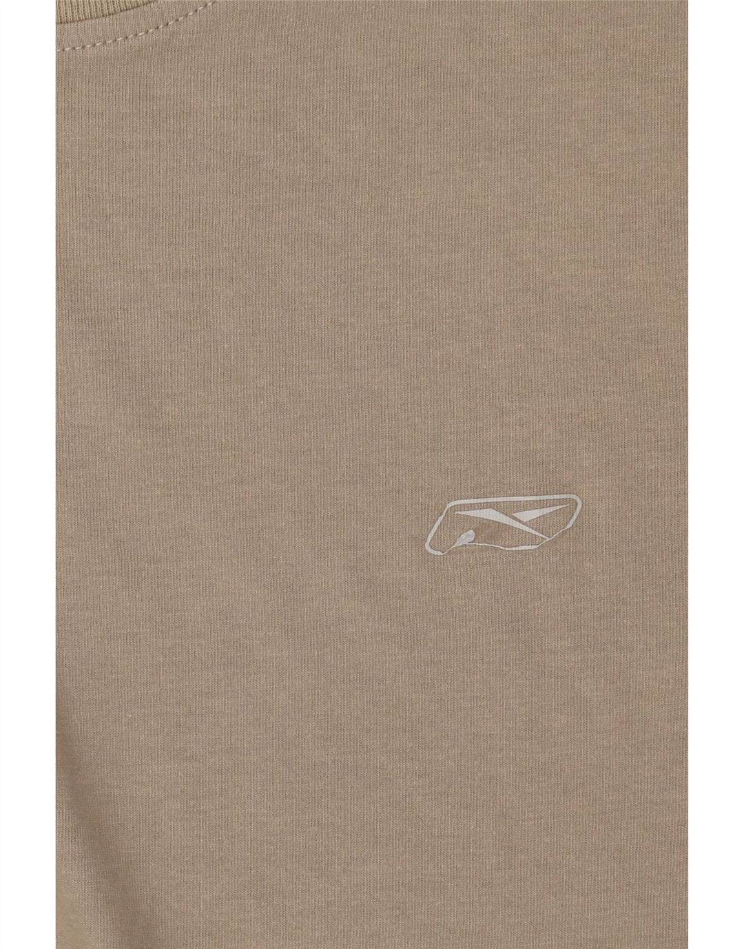 Reebok Mens T-Shirt Top Medium Khaki Cotton