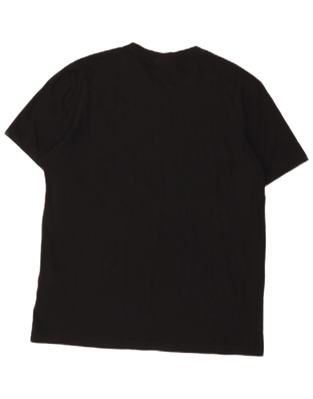 Emporio Armani Mens T-Shirt Top Medium Black Cotton