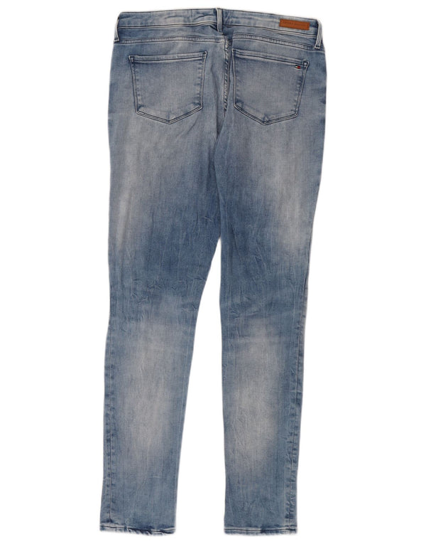 TOMMY HILFIGER Womens Skinny Jeans W32 L30 Blue Cotton