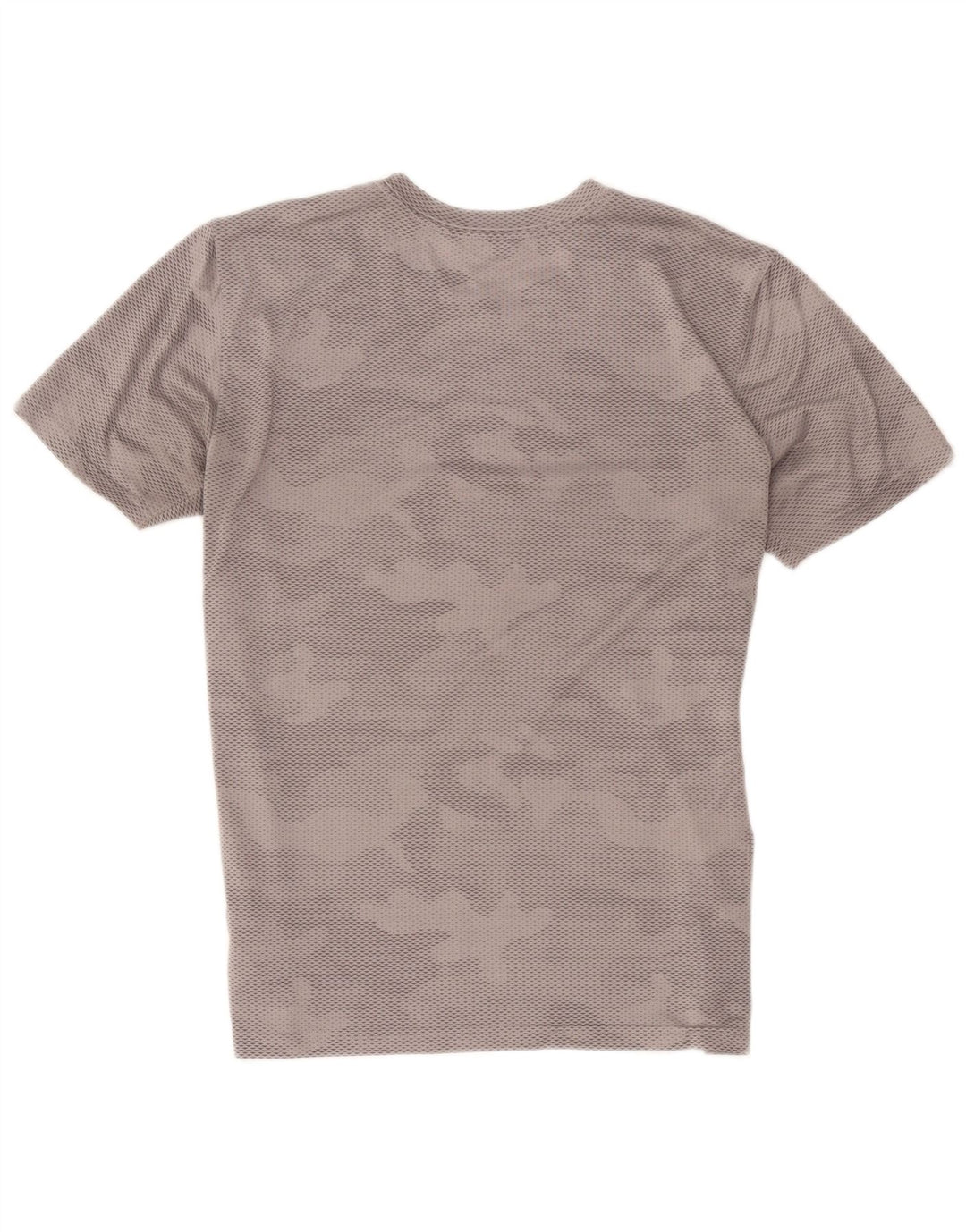 Nike Mens Dri Fit T-Shirt Top Medium Grey Camouflage Polyester