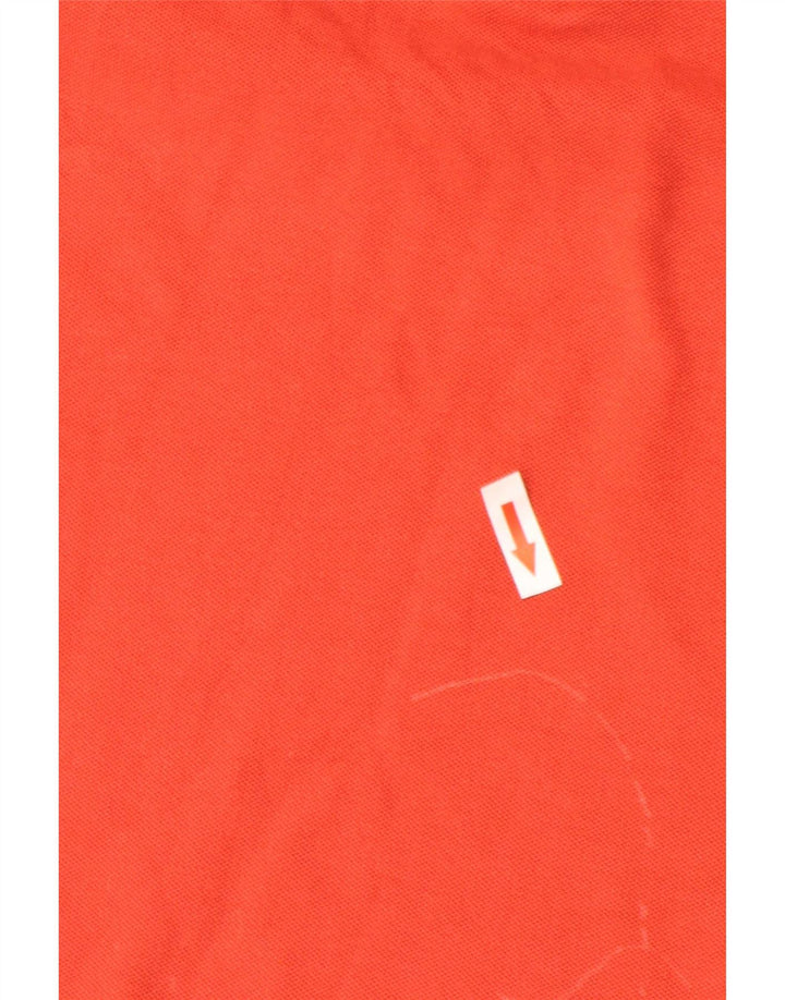 Sun68 Mens Regular Fit Polo Shirt Medium Red Cotton