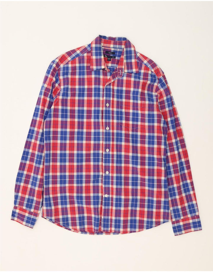 GAP Mens Classic Fit Shirt Medium Multicoloured Check Cotton