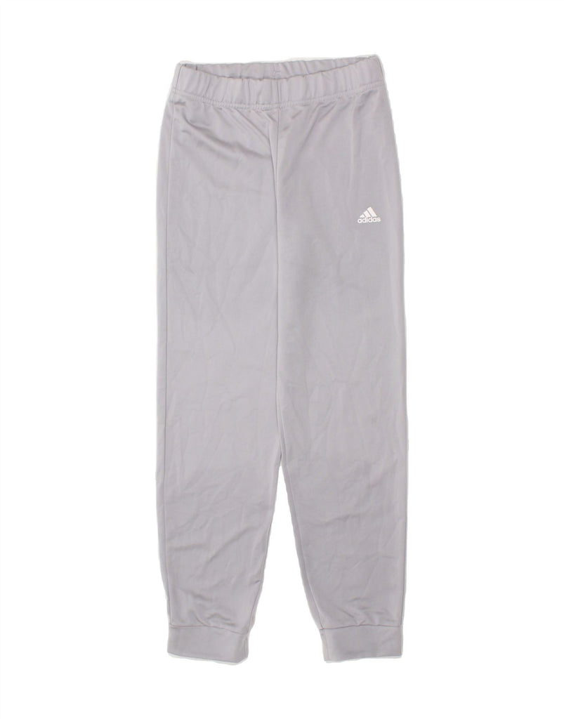 ADIDAS Boys Tracksuit Trousers Joggers 11-12 Years Grey Polyester | Vintage Adidas | Thrift | Second-Hand Adidas | Used Clothing | Messina Hembry 