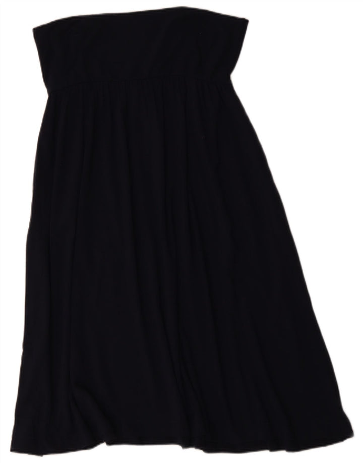 JOHN LEWIS Womens Maxi Flared Skirt UK 16 Large W36  Navy Blue