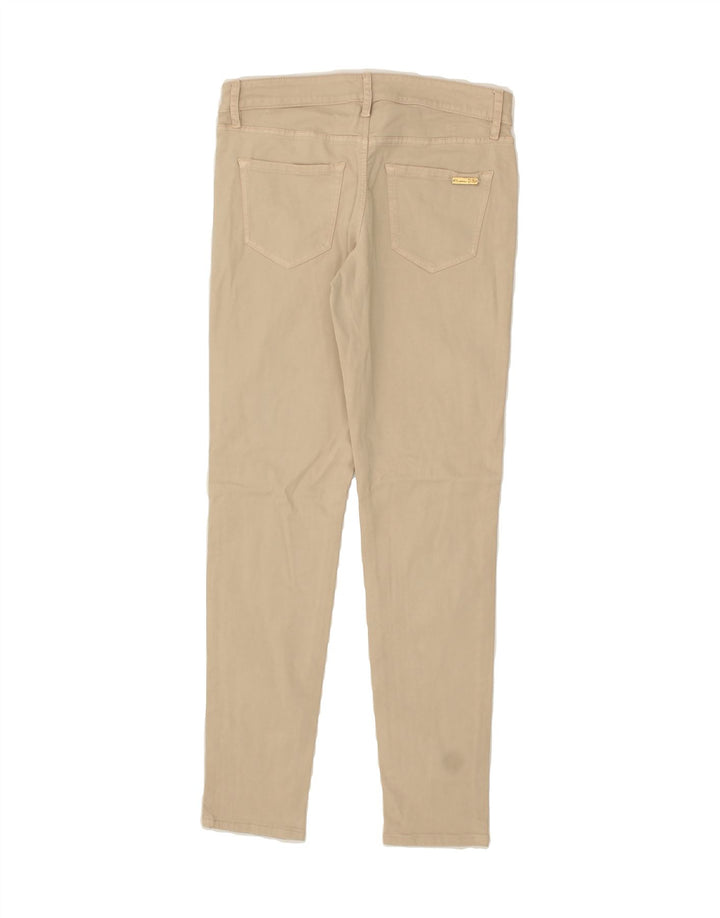 MASSIMO DUTTI Womens Slim Casual Trousers W28 L28 Beige Vintage Massimo Dutti and Second-Hand Massimo Dutti from Messina Hembry 