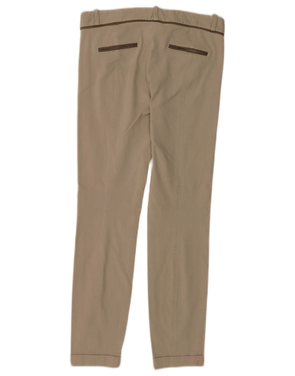 Massimo Dutti Womens Skinny Casual Trousers EU 38 Small W28 L27 Beige