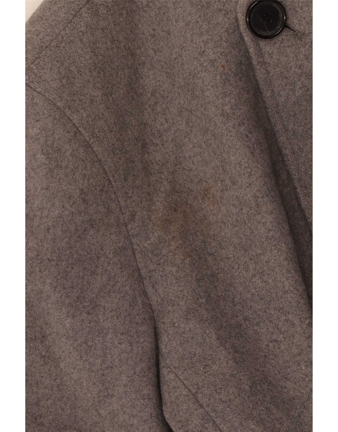 Reiss Mens Overcoat UK 40 Large Grey Wool