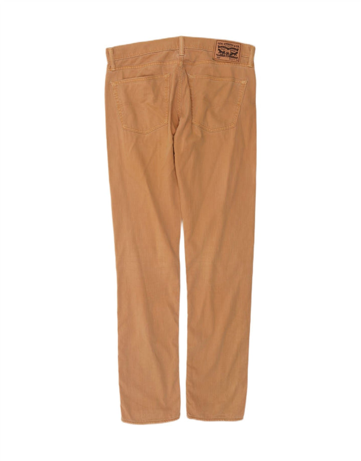 Levi's Mens Regular Fit Tapered Jeans W32 L34 Beige Cotton