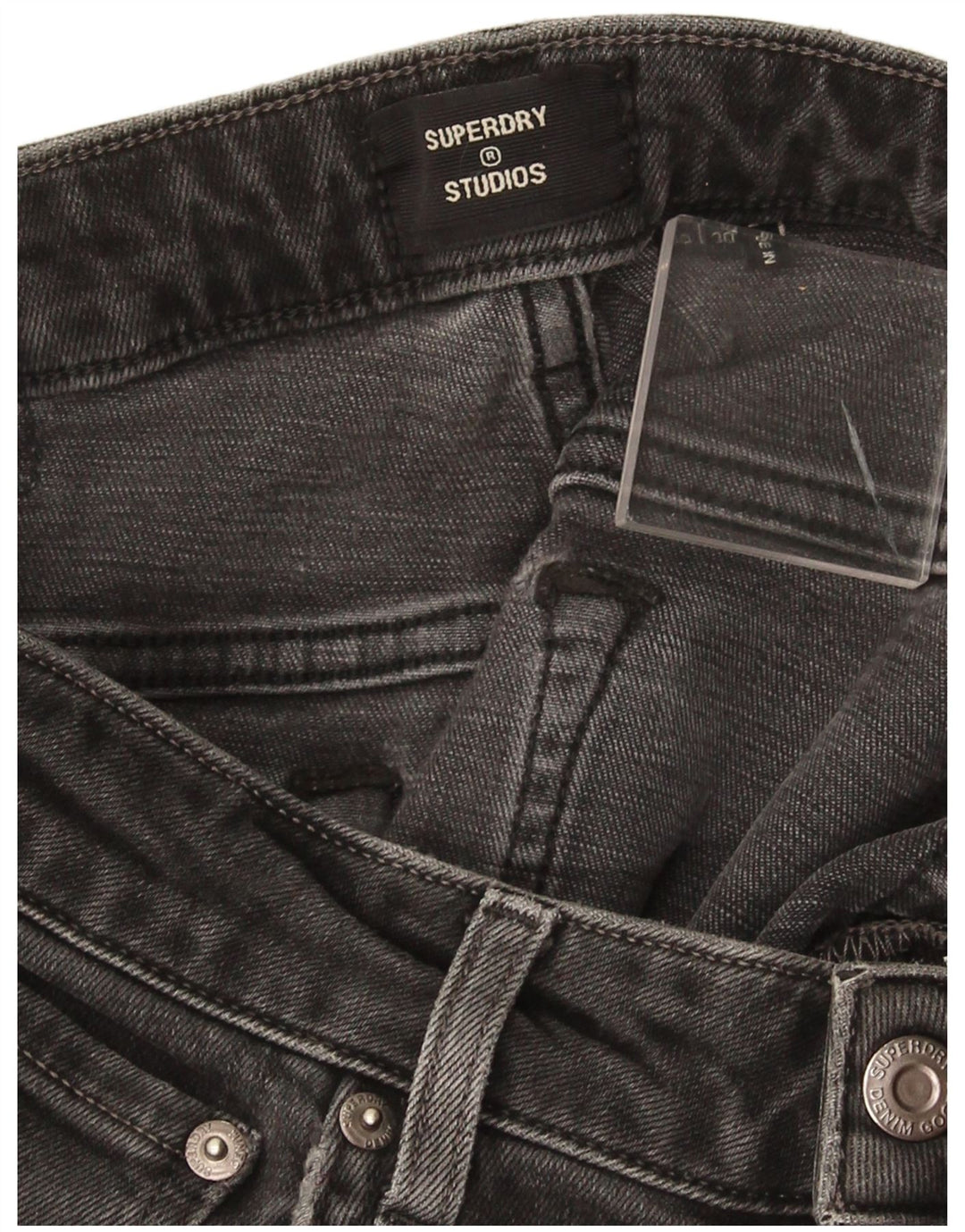 SUPERDRY Womens Skinny Jeans W30 L30 Grey