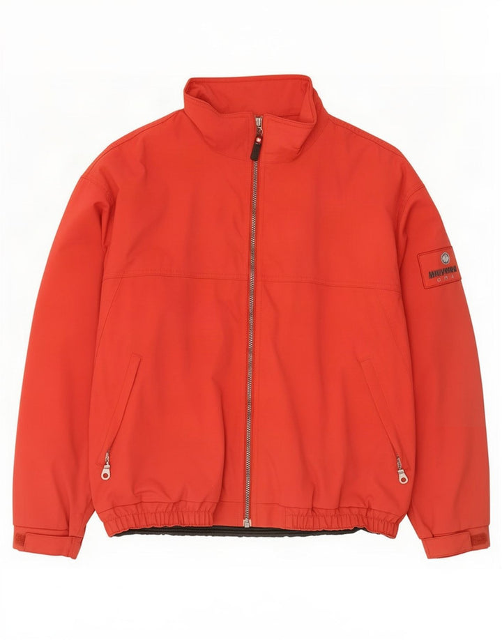 Murphy & Nye Mens Bomber Jacket UK 40 Large Red Polyamide