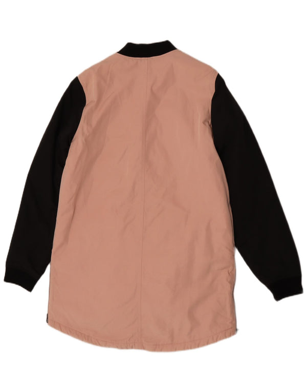 Vans Womens Windbreaker Coat UK 10 Small Pink Colourblock Polyester