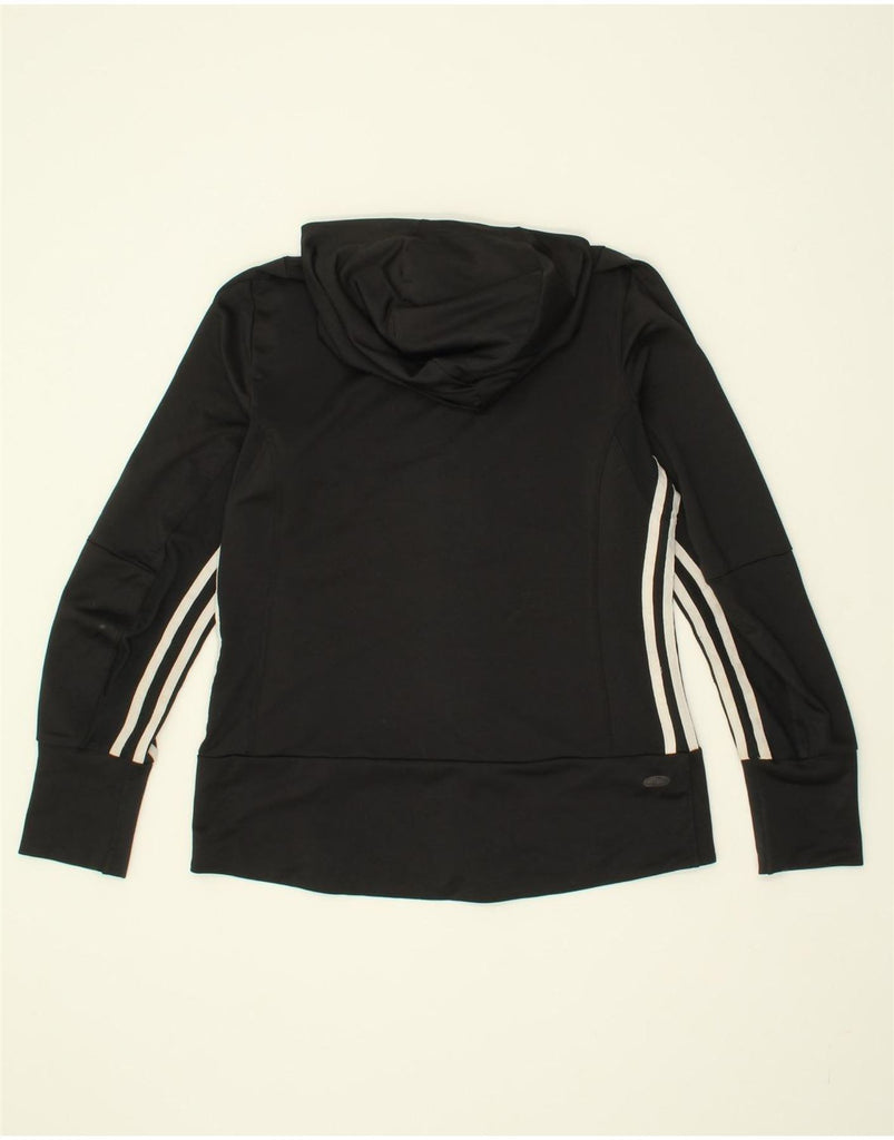 ADIDAS Womens Clima 365 Zip Hoodie Sweater UK 16 Large Black Polyester Vintage Adidas and Second-Hand Adidas from Messina Hembry 