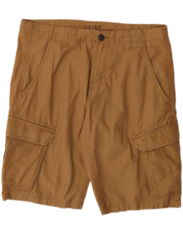 ESPRIT Mens Relaxed Fit Cargo Shorts W31 Medium  Brown Cotton Vintage Esprit and Second-Hand Esprit from Messina Hembry 