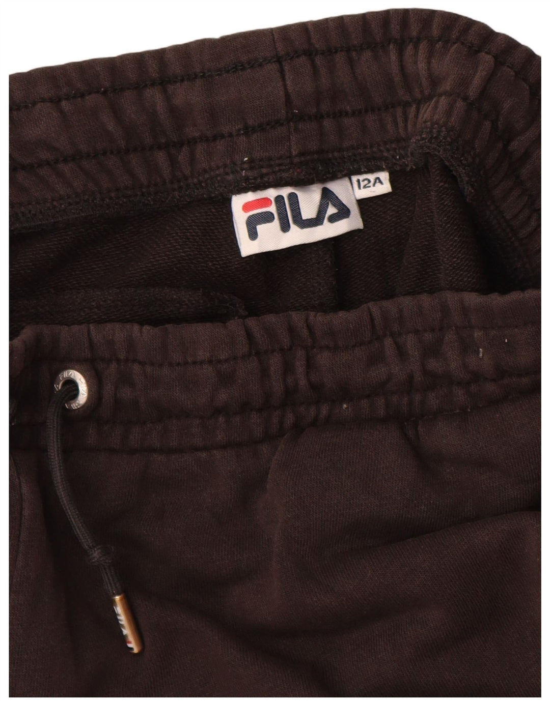 FILA Boys Tracksuit Trousers Joggers 11-12 Years  Black