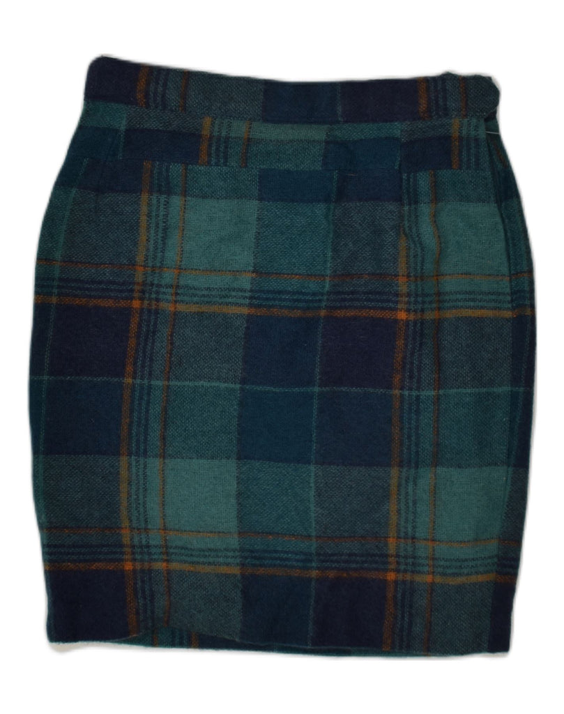 VINTAGE Womens Pencil Skirt W28 Medium Green Plaid | Vintage Vintage | Thrift | Second-Hand Vintage | Used Clothing | Messina Hembry 