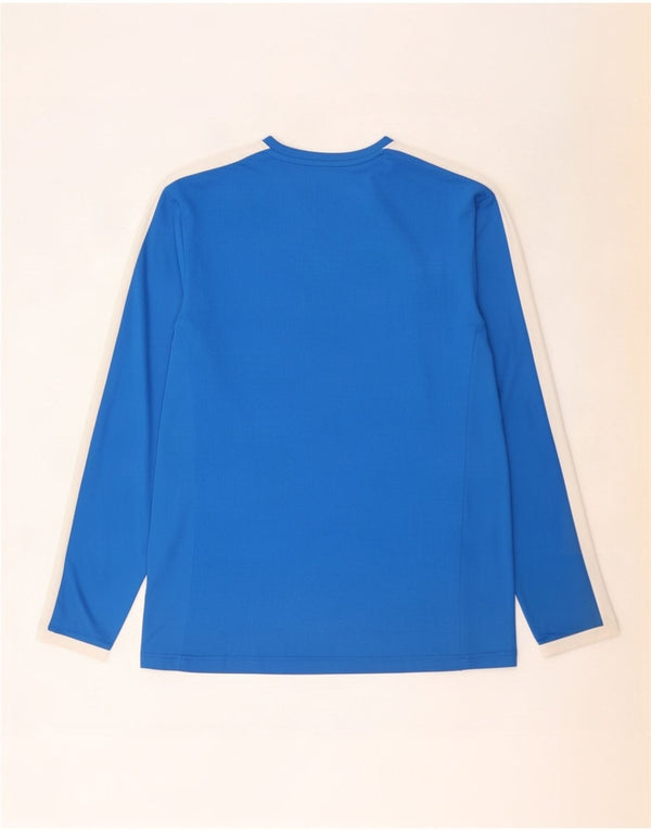 Puma Mens Top Long Sleeve 2XL Blue Colourblock Polyester