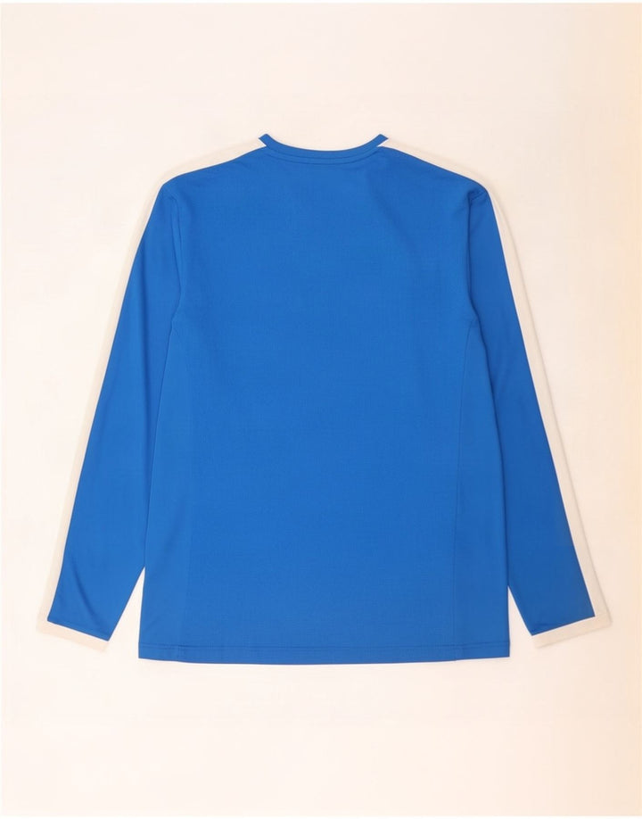 Puma Mens Top Long Sleeve 2XL Blue Colourblock Polyester