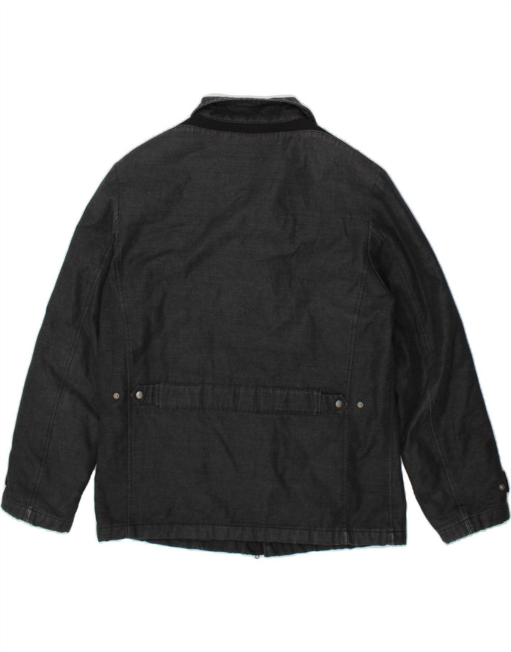GEOX Mens Respira Overcoat UK 44 2XL Grey Polyester