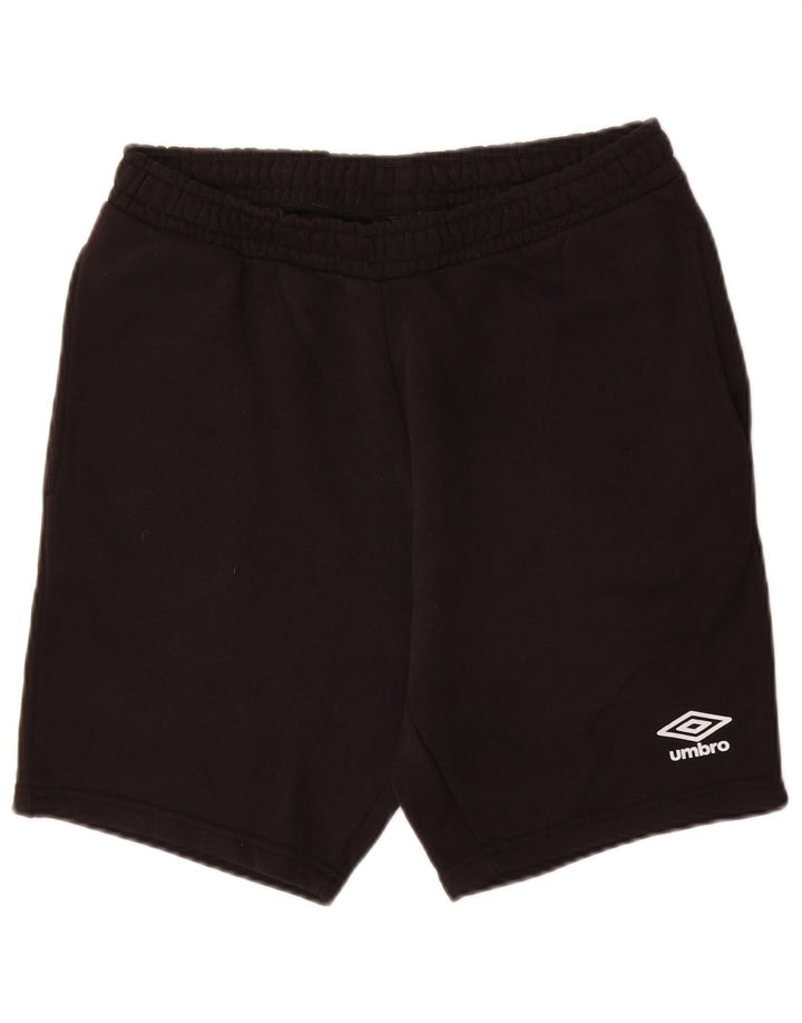 UMBRO Mens Sport Shorts Medium  Black Cotton