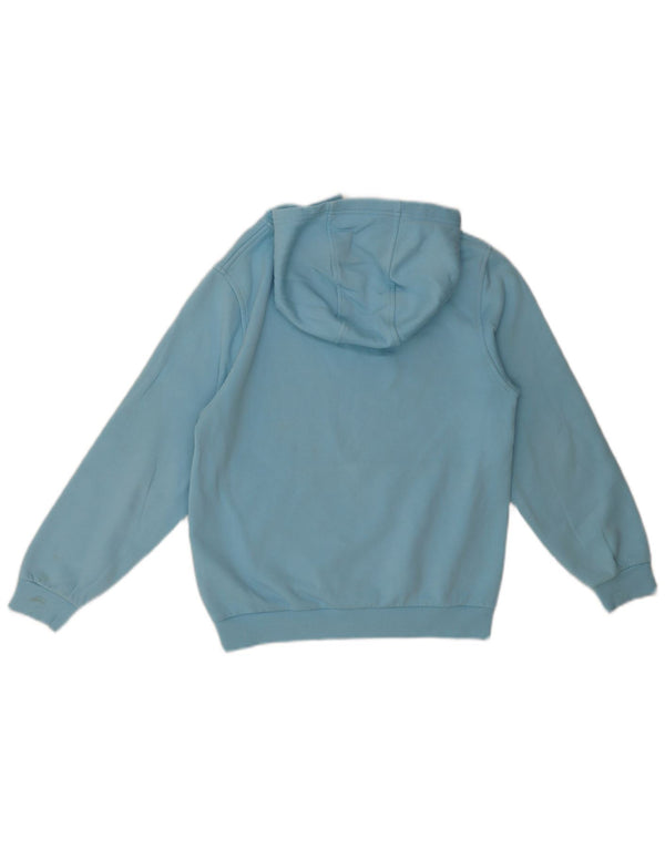 Nike Boys Hoodie Jumper 12-13 Years Large Blue Cotton
