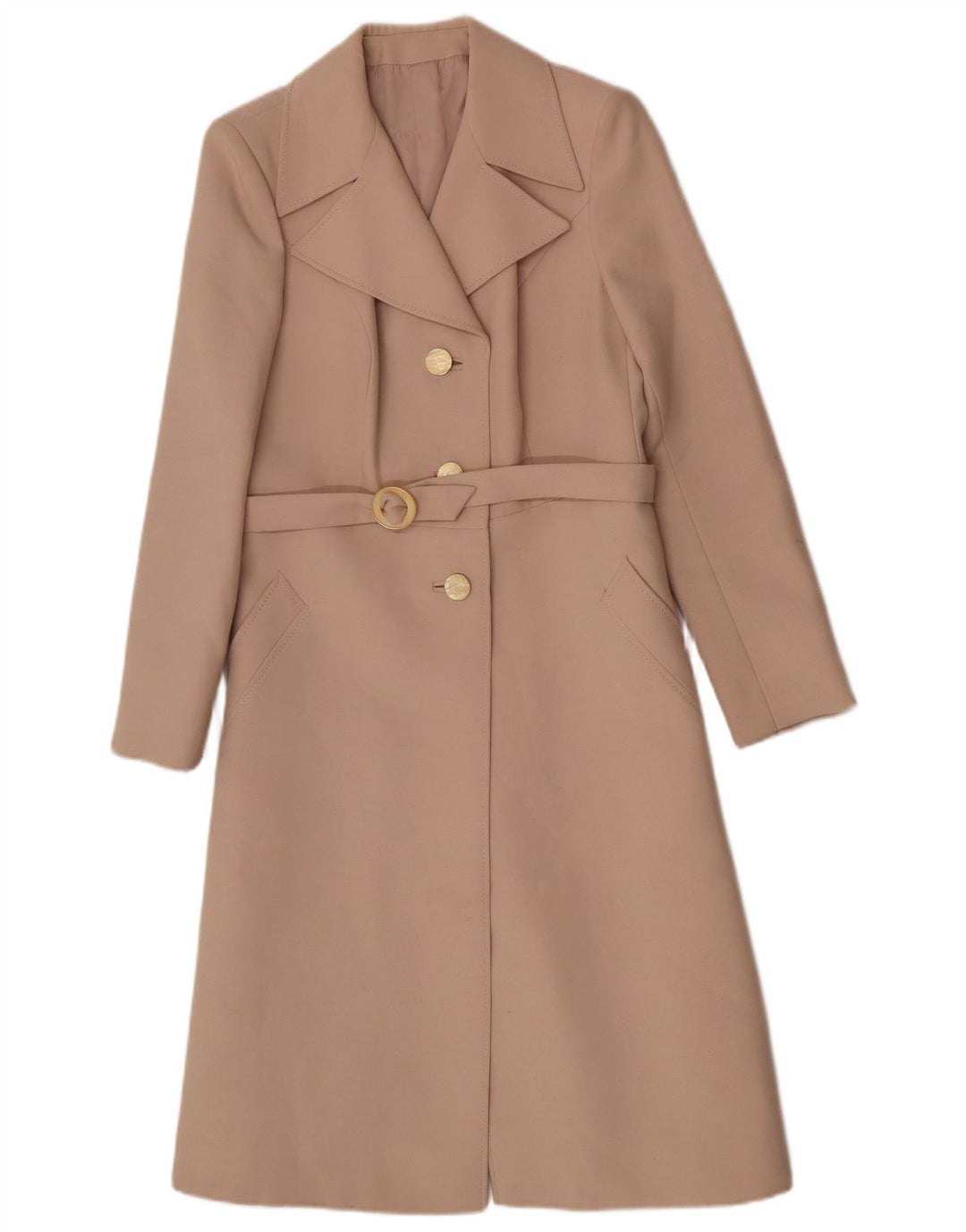 Vintage Womens Trench Coat IT 48 XL Beige