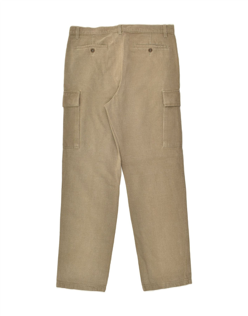 BELFE & BELFE Mens Straight Chino Trousers IT 50 Large W32 L30  Beige | Vintage Belfe & Belfe | Thrift | Second-Hand Belfe & Belfe | Used Clothing | Messina Hembry 