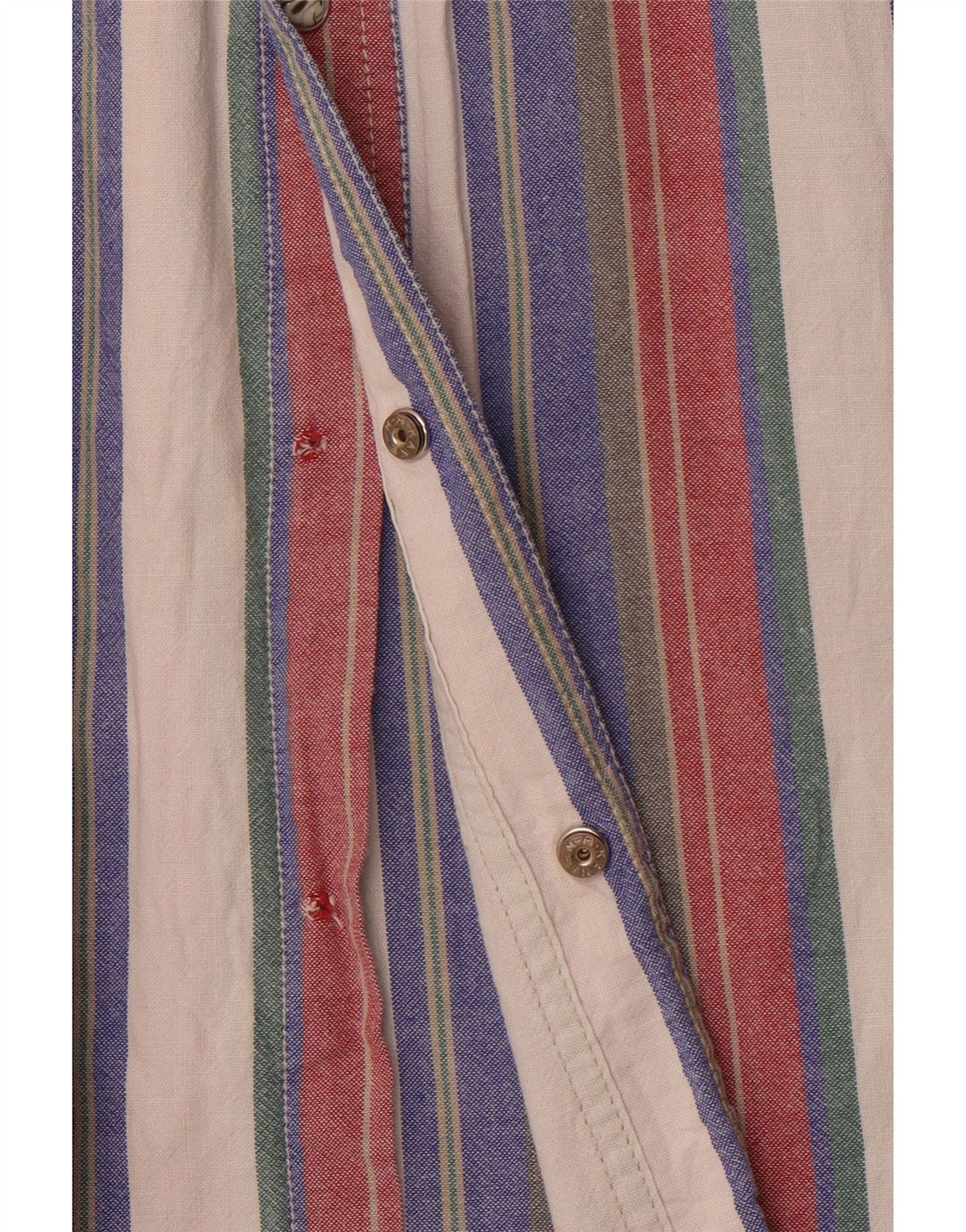 WRANGLER Mens Shirt 2XL Multicoloured Striped Cotton