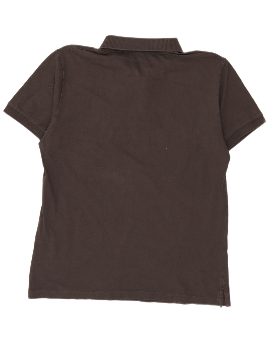 ALPHA INDUSTRIES Mens Polo Shirt XL Grey Cotton