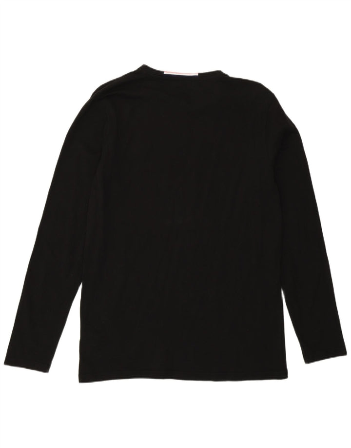 U.S. Polo Assn. Mens Top Long Sleeve Large Black Cotton